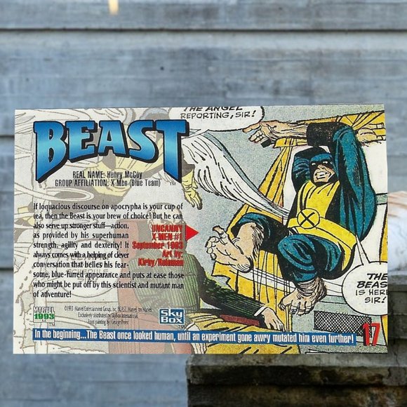 1993 Marvel Masterpieces Trading Card - Beast to Black Widow - Picture 10 of 10